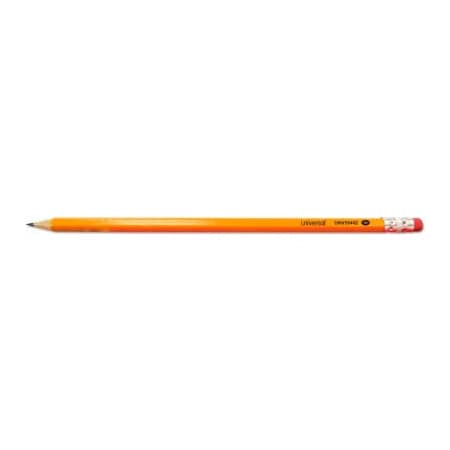 Universal Products Universal #2 Pre-Sharpened Woodcase Pencil, HB #2, Black Lead, Yellow Barrel, 72/Pack UNV55402